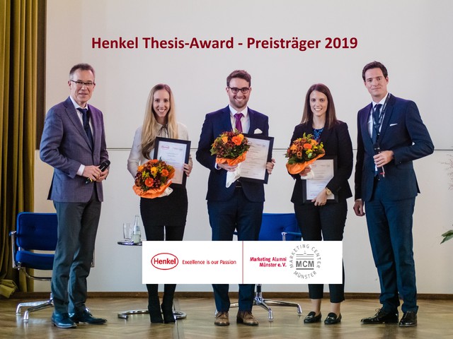 Henkel Thesis Award Verleihung
