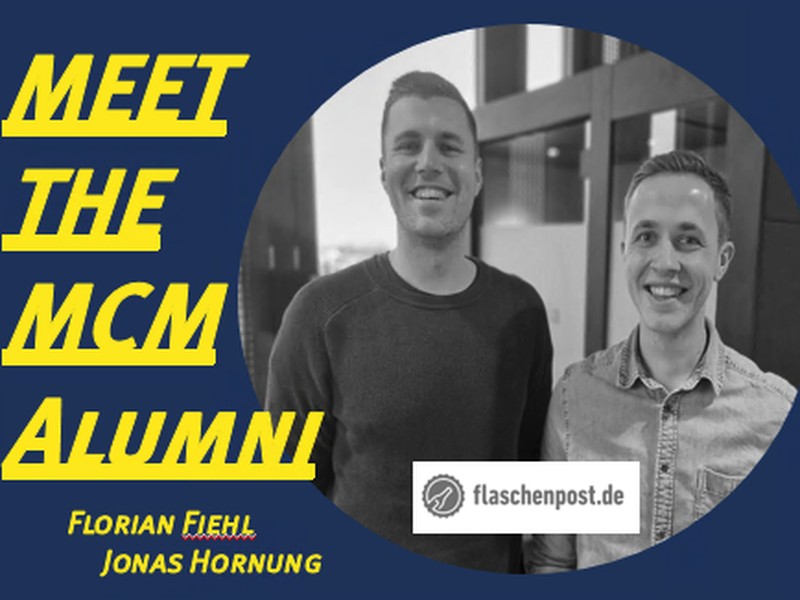 Meet the MCM-Alumni - Florian & Jonas von der flaschenpost