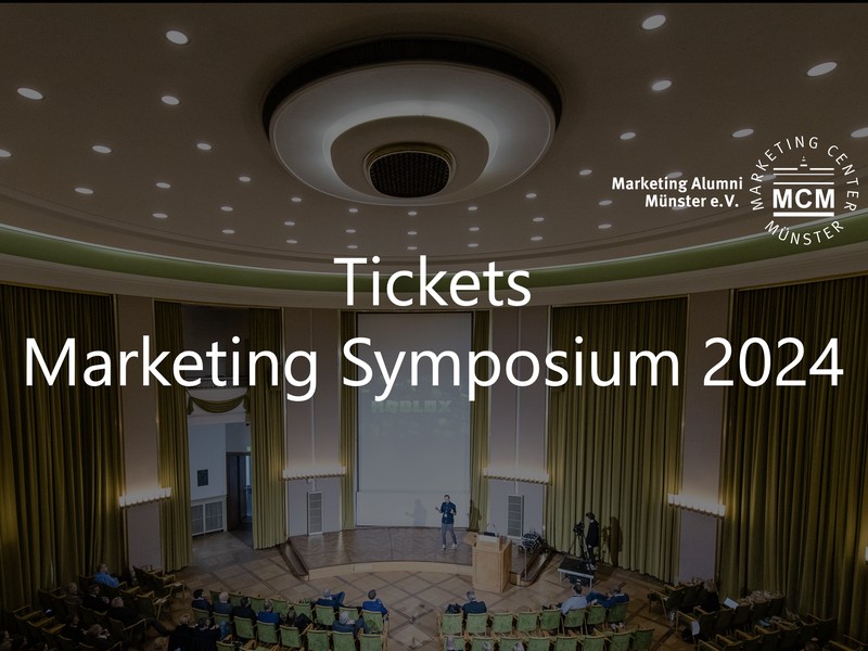 Tickets: Münsteraner Marketing Symposium 2024