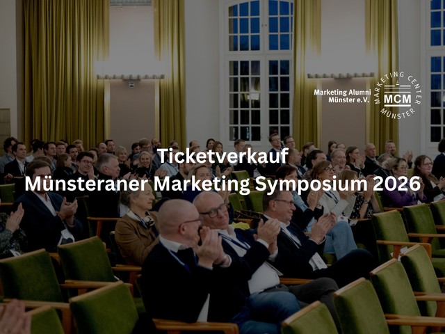 Ticketverkauf Münsteraner Marketing Symposium 2026